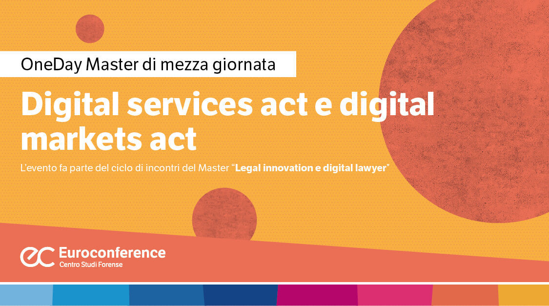 Immagine Digital services act e digital markets act | Euroconference